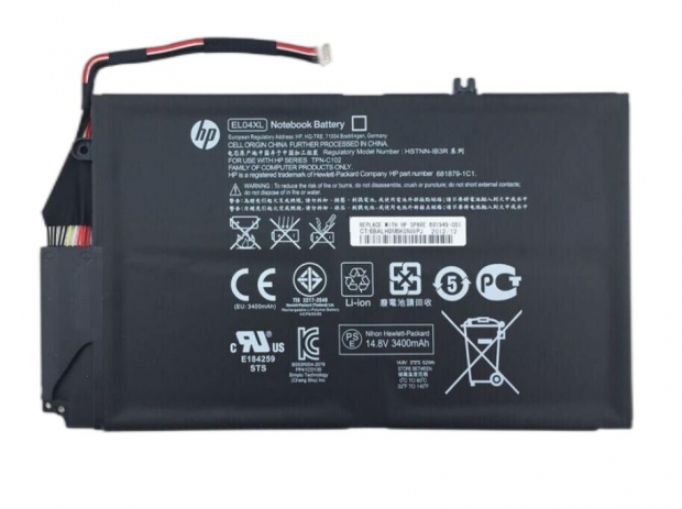 Original 3400mAh 52Wh HP Envy 4-1090ee (B8F48EA) Akku