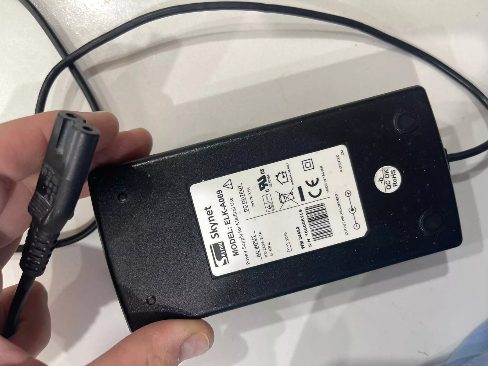 Skynet ELK-A069 Netzteil Ladegerät Ladekabel